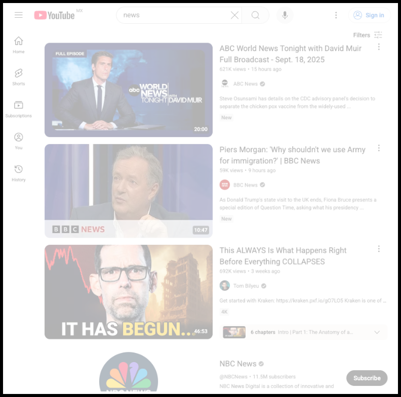 High ambient light version